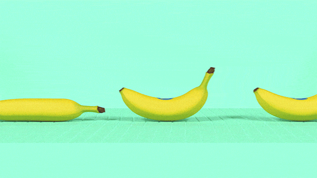 stamping bananas GIF